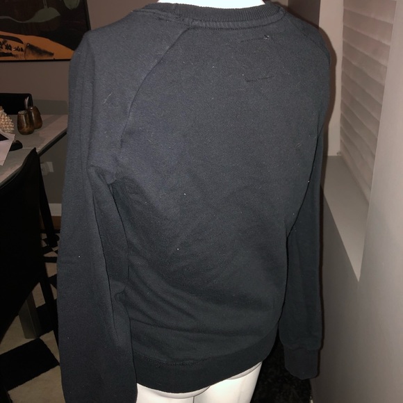 Black Levi’s sweatshirt w/pink logo - girl size 12 - Picture 6 of 7